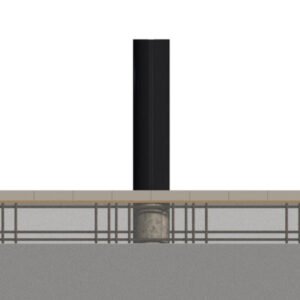 PAS 68 Shallow Terra Venus Bollards 7.5t @ 30mph